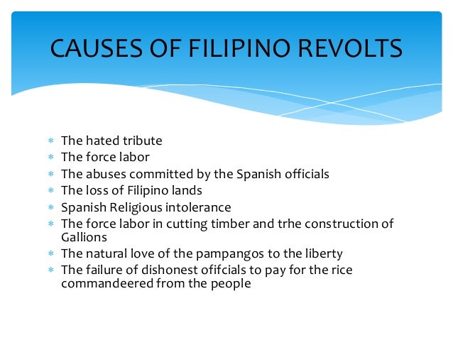 sumuroy revolt primary sources of the early filipino revolts